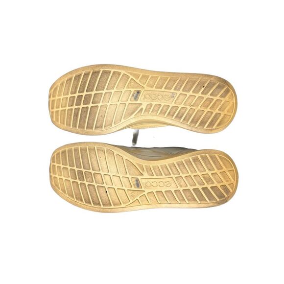 ECCO Mobile II White Nubuck Suede Trim Size 40 9.5 - Picture 6 of 12